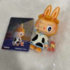 POP MART THE MONSTERS Labubu - 1:00 A.M. 1AM Series Figures SLEEPLESS TIME